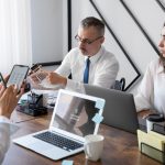 Financial planning meeting