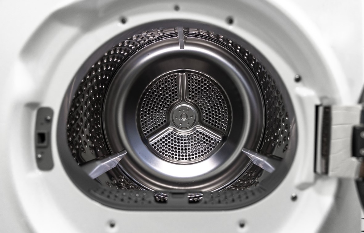 Washing machine drum interior
